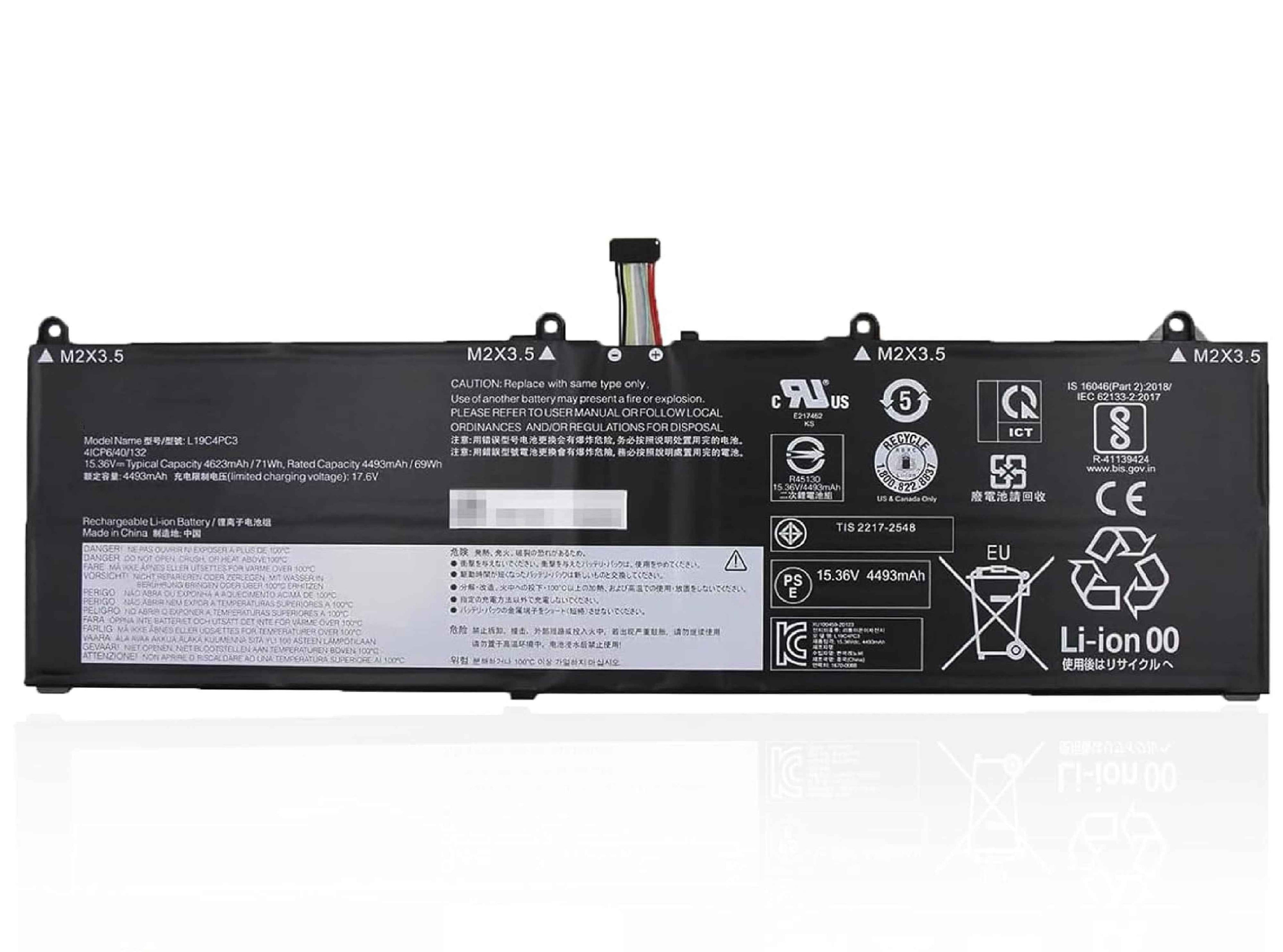 L19M4PC3 5B10Z49581 SB10Z49580 L19C4PC3 5B10Z49583 SB10Z49582 BATTERY Legion S7-15IMH5 Legion S7-15ARH5 82BC 82HM BATTERY Laptop Batteries JS Bazar
