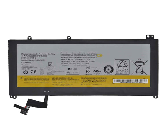 L12M4P62 L12L4P62 Laptop Battery for Lenovo Ideapad U430 U430P U530 U530-20289 Touch 121500199 121500200 121500163 2ICP6/55/85-2 7.4V 52Wh Laptop Batteries JS Bazar