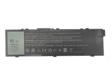 91Wh MFKVP 11.4V Battery Replacement for Dell Precision 15 7510 7520 17 7710 7720 M7510 M7710 T05W1 GR5D3 M28DH 451-BBSF 451-BBSB TWCPG 0FNY7 1G9VM RDYCT 6 Cell Laptop Batteries JS Bazar
