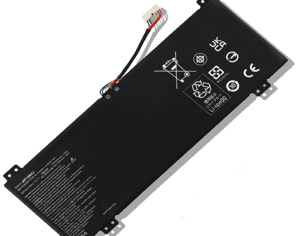 AP16K4J AP16K5J Laptop Battery for Acer Chromebook Spin 11 R751T R751TN CP511-1HN R751T-C0QV R751T-C15C R751T-C32Z R751T-C4X0 R751TN-C0CG R751TN-C0Q R751TN-C0QV R751TN-C15Q 0B200-00840100 KT00205003 Laptop Batteries JS Bazar