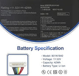 B31N1842 Asus Laptop Battery for ASUS VivoBook S15 S531FA S531FL K531FA K531FL X531FA X531FL M513IA M513UA K513EA K513EQ F513EA F513EP S513EA S513EQ S513EP V531FA V531FL X513EA X513IA X513EP X513EQ 42Wh Laptop Batteries JS Bazar