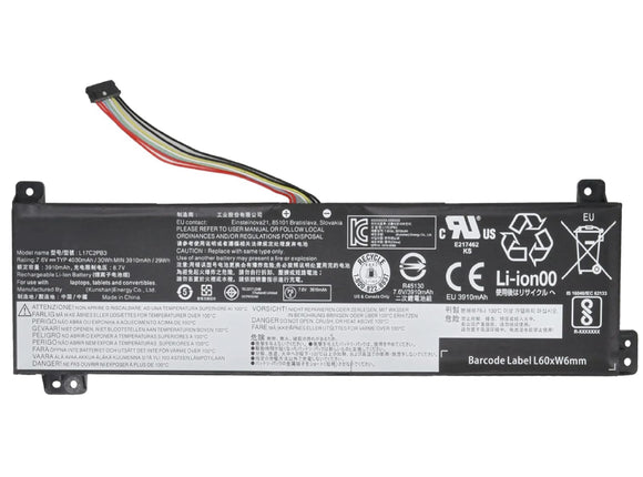 L17C2PB3 L17L2PB3 L17M2PB3 Laptop Battery for Lenovo V130-15IGM V130-15IKB V330-15IKB V330-15ISK V530-14IKB V530-15IKB Series L17C2PB4 L17L2PB4 L17M2PB4 5B10P54005 5B10P54004 5B10P53998 7.6V 30Wh Laptop Batteries JS Bazar