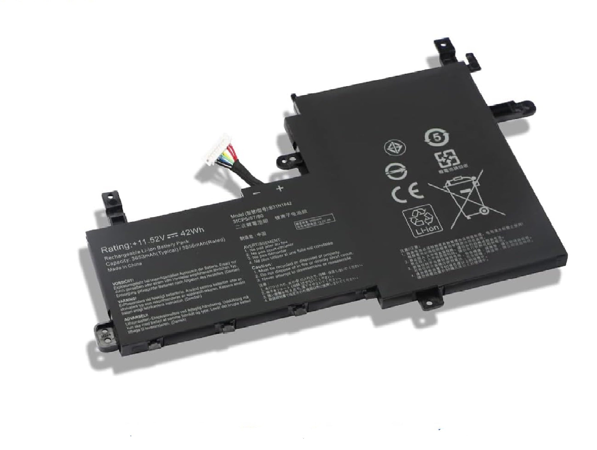 B31N1842 Asus Laptop Battery for ASUS VivoBook S15 S531FA S531FL K531FA K531FL X531FA X531FL M513IA M513UA K513EA K513EQ F513EA F513EP S513EA S513EQ S513EP V531FA V531FL X513EA X513IA X513EP X513EQ 42Wh Laptop Batteries JS Bazar