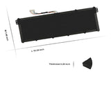 AP18C4K Acer Laptop Battery for Acer Aspire 5 A515-43 A515-43G A515-44 A515-44G A515-56 A515-56T A514-52 A514-52G Spin 3 SP314-54N SP314-54N-58Q7 77L5 Series 3ICP5/81/68 11.4V 48Wh Laptop Batteries JS Bazar