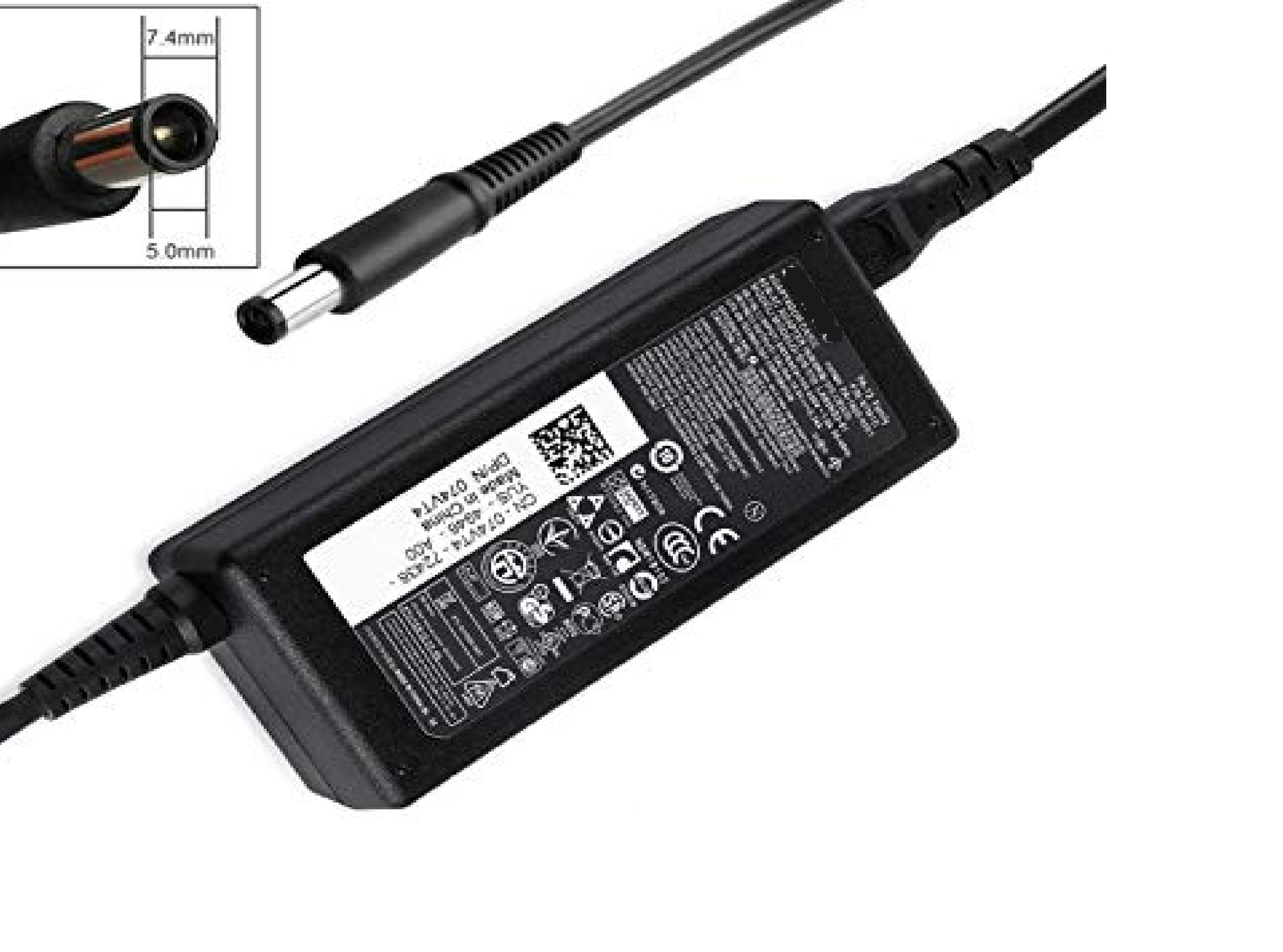 Dell 65W Replacement AC Adapter for E5250, E5440, E5450, E5540, E5550, E6440, E6540, E7240, E7440 (LA65NM130) Laptop Charger JS Bazar