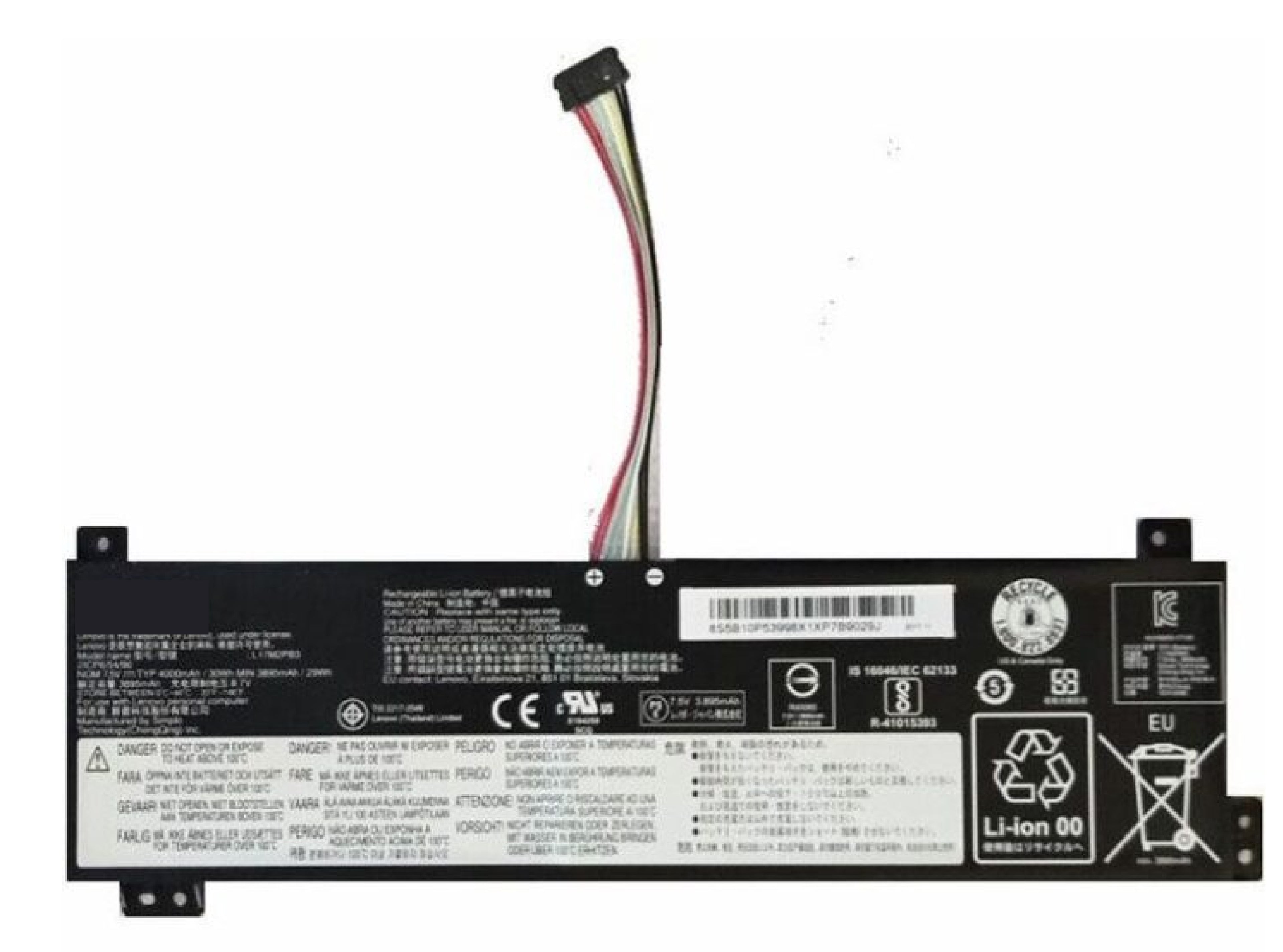 L17C2PB3 L17L2PB3 L17M2PB3 Laptop Battery for Lenovo V130-15IGM V130-15IKB V330-15IKB V330-15ISK V530-14IKB V530-15IKB Series L17C2PB4 L17L2PB4 L17M2PB4 5B10P54005 5B10P54004 5B10P53998 7.6V 30Wh Laptop Batteries JS Bazar