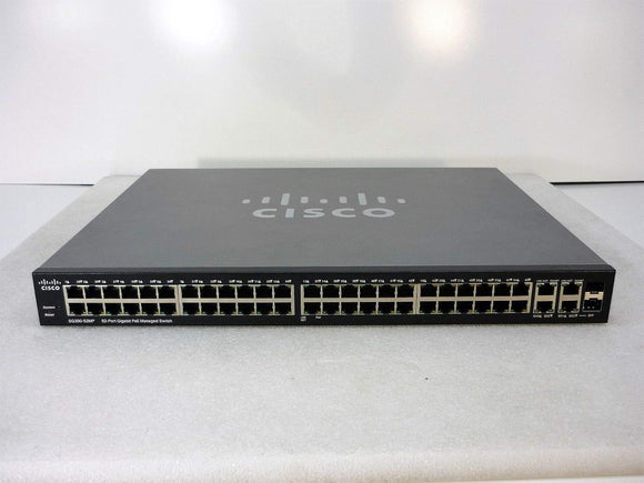 SG300-52 - Cisco Small Business 300 Series Managed Switches, 50 10/100/1000 ports, 2 combo mini-GBIC ports Networking Switches JS Bazar
