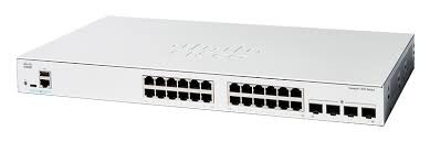 Cisco Catalyst 1300-24FP-4G Managed Switch, 24 Port GE, Full PoE, 4x1GE SFP, (C1300-24FP-4G)