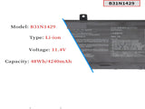 B31N1429 Asus Laptop Battery for Asus A501LB A501LX A501UB A501UQ A501UW A501UX K501L K501LB K501LX K501LX-NH52 K501U K501UB K501UQ K501UX K501UX-AH71 K501LX-NH52 K501UW Series 0B200-01460100 11.4V 48Wh Laptop Batteries JS Bazar