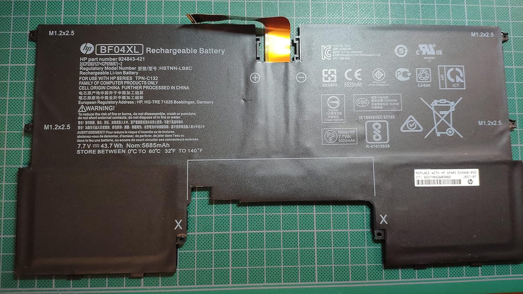 Original BF04XL Laptop Battery for HP Spectre 13-AF 13-AF100 13-AF000NC 13-AF110TU 13-AF012DX 13-AF501TU AF502TU AF503TU AF504TU AF505TU AF506TU 13-V115TU 13-V117TU HSTNN-LB8C 924843-421 924960-855 7.7V 43.7Wh Laptop Batteries JS Bazar