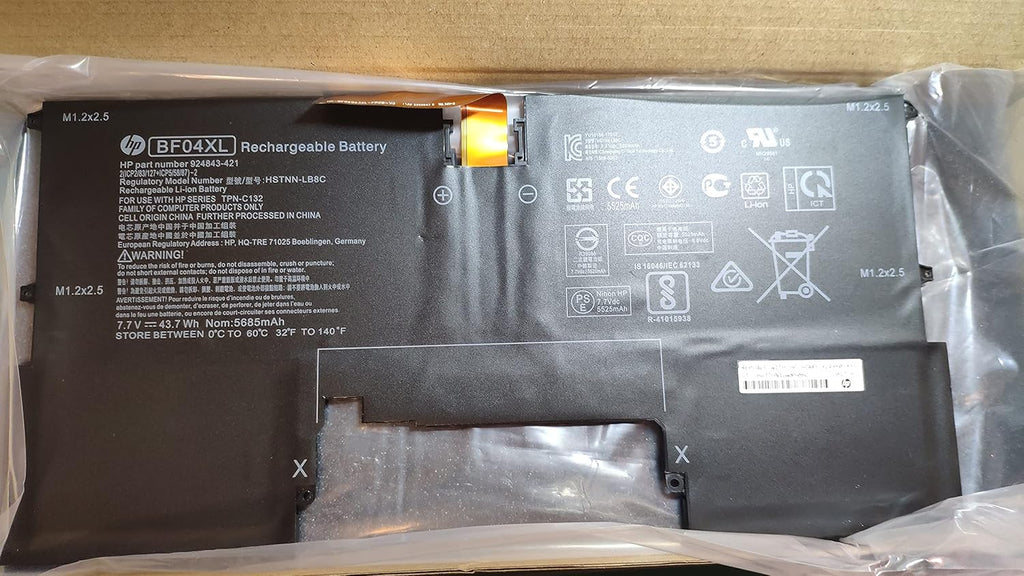 Original BF04XL Laptop Battery for HP Spectre 13-AF 13-AF100 13-AF000NC 13-AF110TU 13-AF012DX 13-AF501TU AF502TU AF503TU AF504TU AF505TU AF506TU 13-V115TU 13-V117TU HSTNN-LB8C 924843-421 924960-855 7.7V 43.7Wh Laptop Batteries JS Bazar