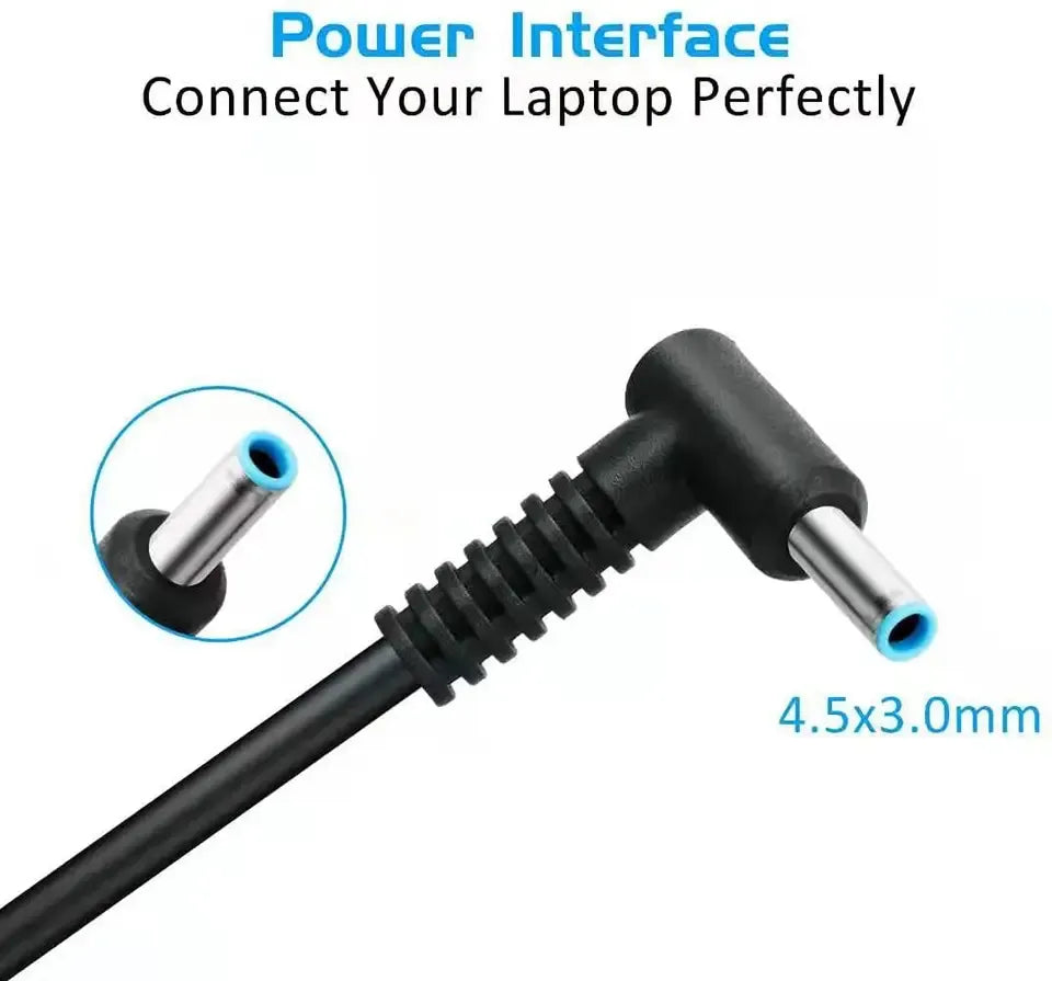 HP Original 65W 19.5V 3.33A HP L24008-001 Square Travel HP Laptop charger Laptop adapter JS Bazar