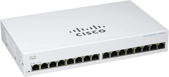 Cisco CBS110-16PP-EU - Cisco Business 110 Series Unmanaged Switches Networking Switches JS Bazar