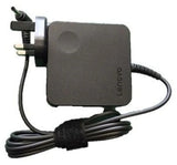 65W Lenovo square-tip charger, connector and adapter detail