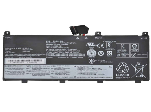 L18M6P90 L18C6P90 02DL028 02DL029 Laptop Battery for Lenovo ThinkPad P53 20QN 20QQ 20QNA006CD 20QNA009CD Series 5B10W13901 5B10W13902 SB10K97664 SB10K97665 SB10T83145 11.25V 90Wh 8000mAh Laptop Batteries JS Bazar