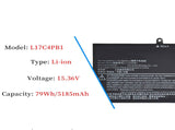 L17C4PB1 L17M4PB1 Laptop Battery for Lenovo IdeaPad 720S-15 720S-15IKB 720S-151KB 720S Touch-15IKB V730-15 V730-15-IFI V730-15-ISE 720S-15IKB 81AC Series 5B10P35082 5B10P35083 5B10P35084 15.36V 79Wh Laptop Batteries JS Bazar