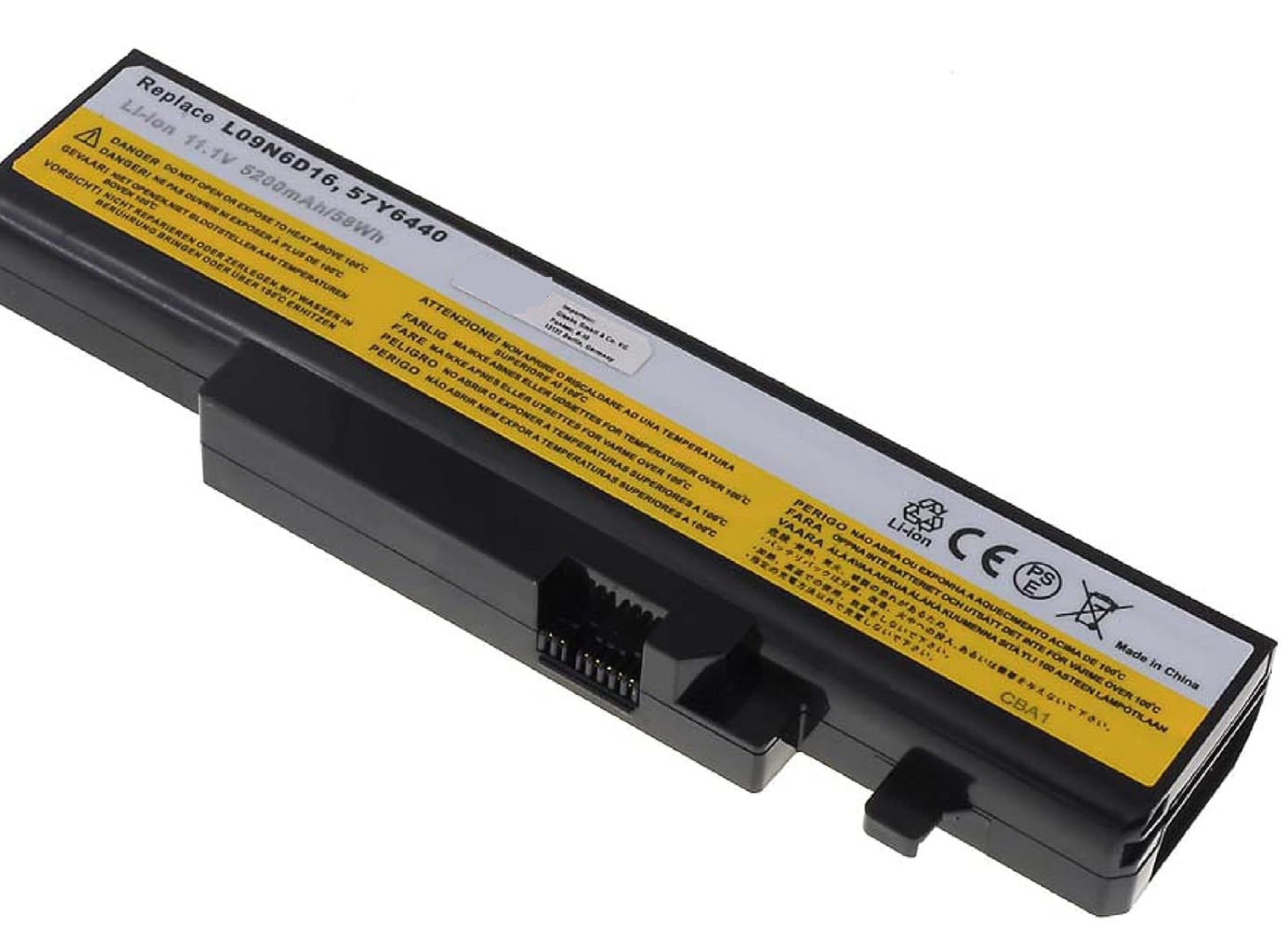 5200MAH Battery for Lenovo IdeaPad Y460 Y460A Y460N Y560 V560A L09N6D16 L09S6D16 Laptop Batteries JS Bazar