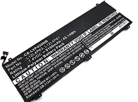 Battery for IdeaPad U330, IdeaPad U330 Touch, IdeaPad U330p, IdeaPad U330t, IdeaPad U430, IdeaPad U430 Touch, IdeaPad U430p, U330 Touch (6100mAh) L12L4P61, L12L4P63, L12M4P61 Laptop Batteries JS Bazar
