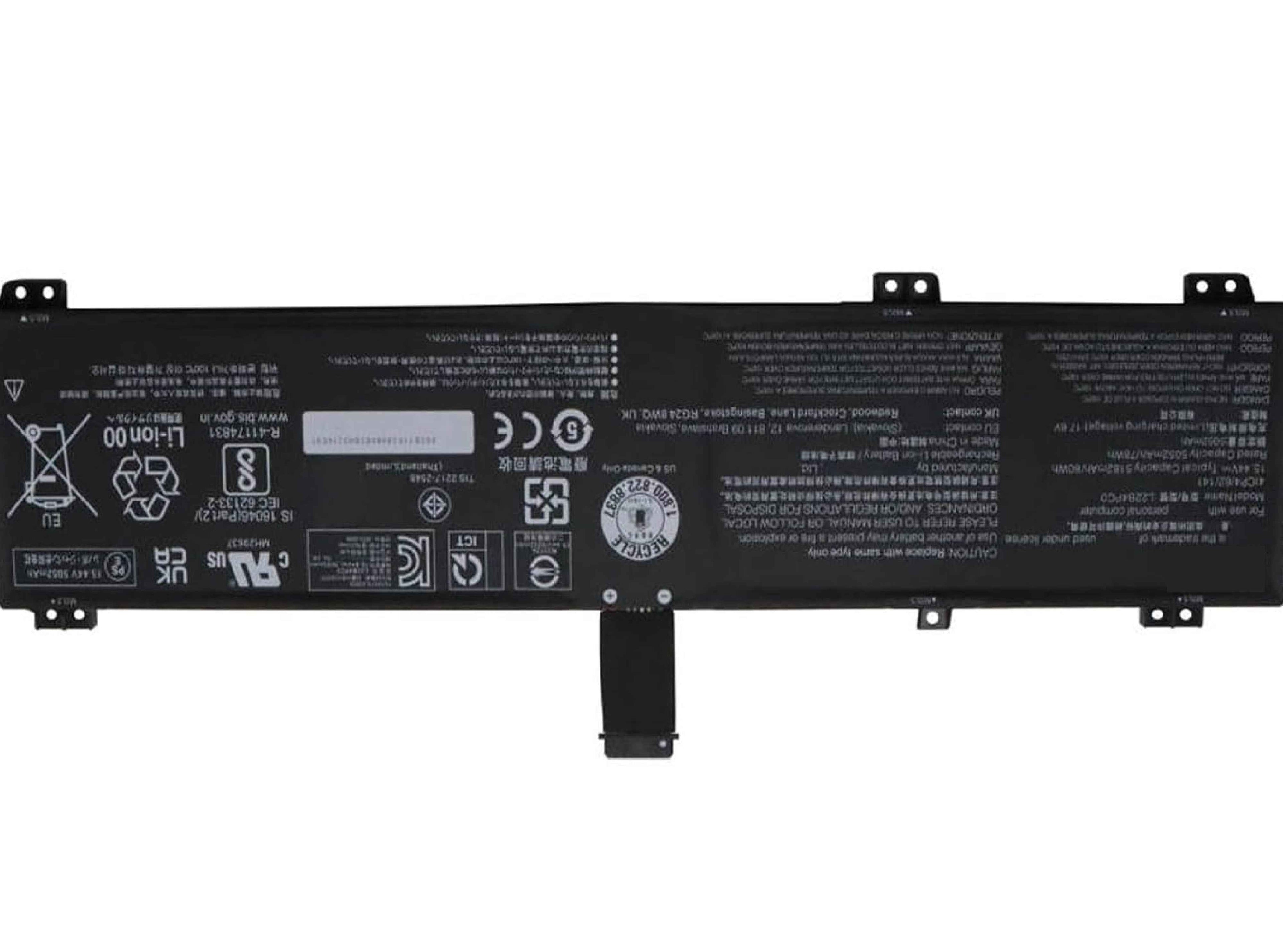 L22B4PC0 Battery 80Wh Replacement for Lenovo ThinkBook 16p G4-IRH Legion Pro 5-16IRX8 5-16ARX8 7-16IRX8H 7-16ARX8H Series 5B11K38949 5B11N45420 L22X4PC0 L22C4PC0 L22M4PC0 L22D4PC0 15.44V Laptop Batteries JS Bazar