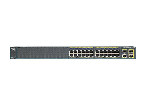 Cisco Catalyst 2960-Plus 24TC-S - switch - 24 ports - Managed - rack-mountable (WS-C2960+24TC-S)