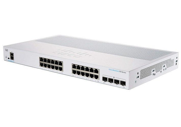 Cisco CBS220-24FP-4G Managed L2 Gigabit Ethernet (10/100/1000) Power over Ethernet (PoE) White Networking Switches JS Bazar