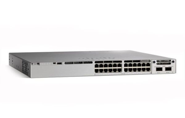 Cisco C9300-24H-A network switch Managed L2/L3 Gigabit Ethernet (10/100/1000) Power over Ethernet (PoE) 1U Grey