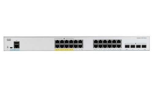 Cisco Catalyst C1000-24FP-4G-L network switch Managed L2 Gigabit Ethernet ) Power over Ethernet (PoE) Grey