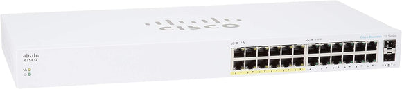 Cisco Business CBS110-24PP Unmanaged Switch , 24 Port GE , Partial PoE , 2x1G SFP Shared , (CBS110-24PP-NA) Networking Switches JS Bazar