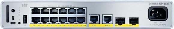 Cisco Catalyst 9000 Compact Switch 12 Port POE+, 240W Networking Switches JS Bazar