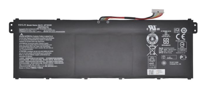 AP13J4K AP13J3K original Acer Laptop Battery for Acer Chromebook 11.6" 11 C720 C720P C740 Series Notebook KT.00304.001 KT.00303.001 CB3-431-C5EX 11.4V 3920mAh Laptop Batteries JS Bazar