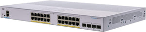 Cisco CBS350-24P-4G network switch Managed L2/L3 Gigabit Ethernet (10/100/1000) Silver