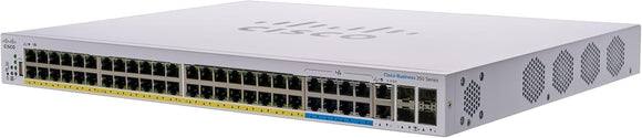 Cisco CBS350-48FP-4X network switch Managed L2/L3 Gigabit Ethernet (10/100/1000) Silver Networking Switches JS Bazar