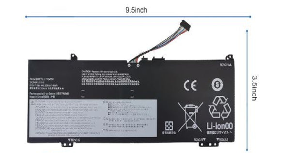 Original L17C4PB0 Laptop Battery Compatible with Lenovo Flex 6-14ARR 6-14IKB IdeaPad 530S-14ARR 530S-14IKB 530S-15IKB Series Notebook 5B10Q16067 L17M4PB0 5B10Q16066 L17M4PB2 5B10Q22883 L17C4PB2 Laptop Batteries JS Bazar