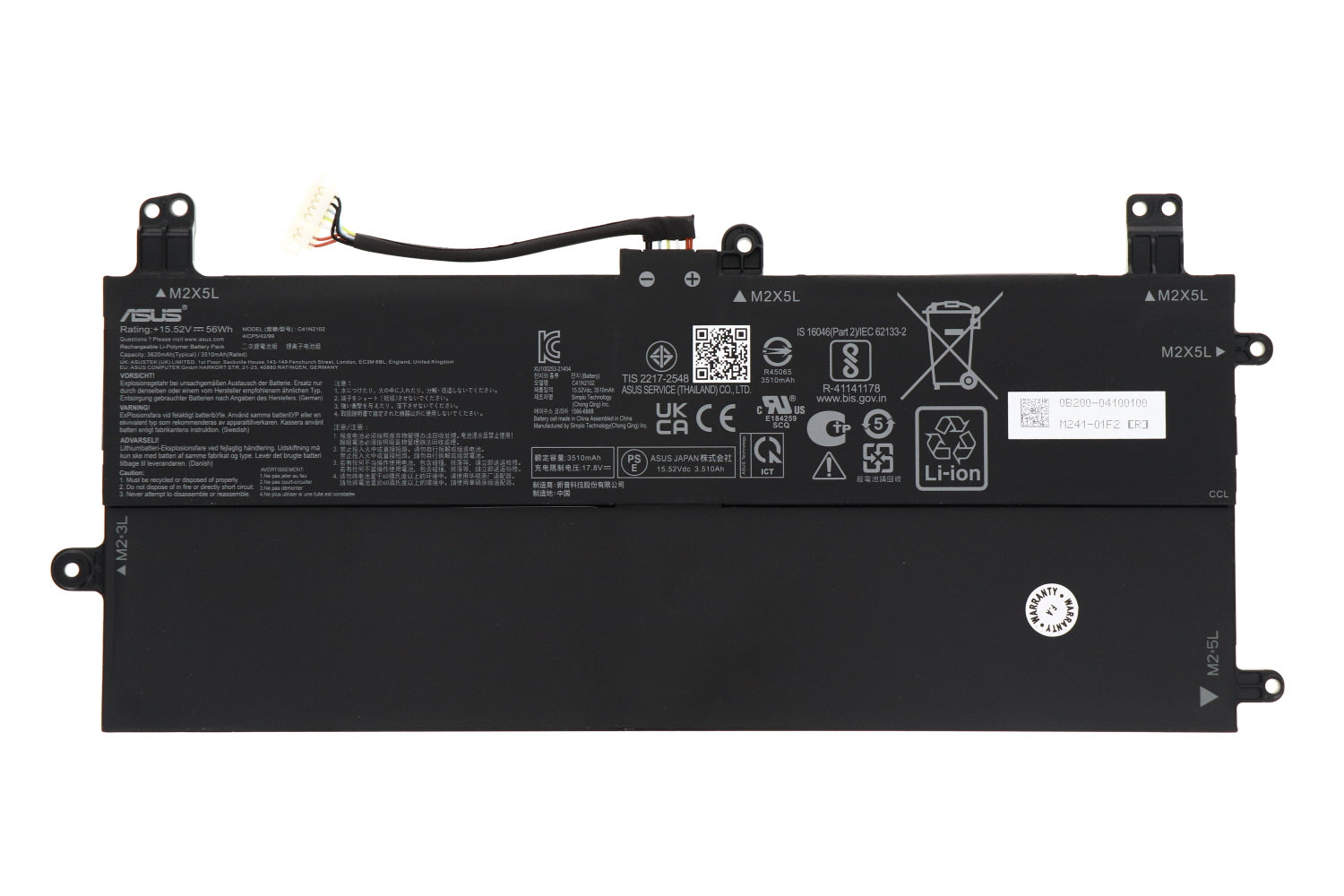 Original C41N2102 Asus Laptop Battery for Asus ROG Flow Z13 GZ301 NR2201 NR2201ZA Z13G Z301VF Z13GZ301VF GZ301VI GZ301VU GZ301VV GZ301ZE-Z13.I93050T NR2201 NR2201ZE Series 0B200-04100000 Laptop Batteries JS Bazar