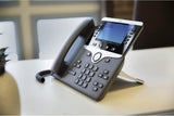 Cisco 8841 VOIP IP Phone, 5" 24-Bit Color Display, Full-Duplex Speakerphone, RJ-9 Headset Port, 4 Programmable Line Keys, 5 Number Line Keys, 2 Ethernet Switch Port, Wall Mountable, Black CP-8841-K9 Networking Switches JS Bazar