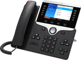 Cisco 8841 VOIP IP Phone, 5" 24-Bit Color Display, Full-Duplex Speakerphone, RJ-9 Headset Port, 4 Programmable Line Keys, 5 Number Line Keys, 2 Ethernet Switch Port, Wall Mountable, Black CP-8841-K9 Networking Switches JS Bazar