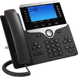 Cisco 8841 VOIP IP Phone, 5" 24-Bit Color Display, Full-Duplex Speakerphone, RJ-9 Headset Port, 4 Programmable Line Keys, 5 Number Line Keys, 2 Ethernet Switch Port, Wall Mountable, Black CP-8841-K9 Networking Switches JS Bazar