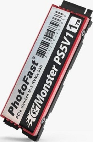 Photofast GMonster PS5V1SE 1TB SSD, Up To 5600 Mb/s Speed, M.2 Nvme With Heatsink, For Playstation 5, Red / Black : PS5A010074 - JS Bazar