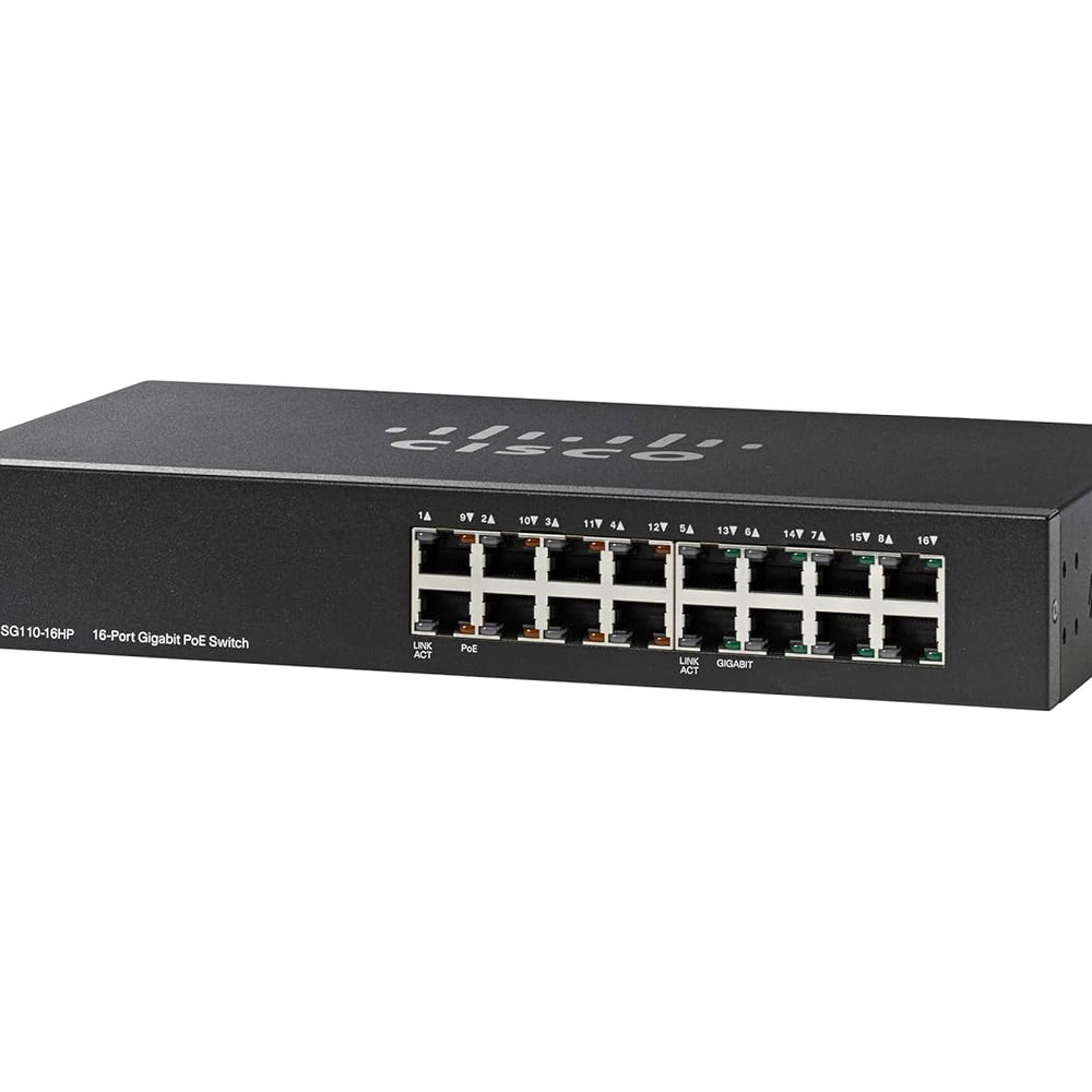 SG110-16HP - Cisco Small Business 110 Series Unmanaged Switches