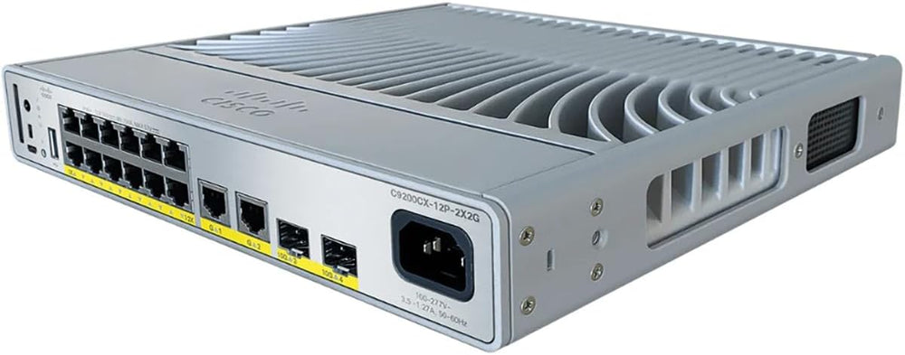 C9200CX-12P-2X2G-E Catalyst 9200CX 12-Port 1G, 2x10G and 2x1G, PoE+, Network Essentials Switch