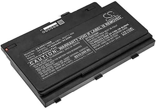 Replacement AA06XL 852711-850 Battery for HP ZBook 17 G4 Z3R03UT Z3R03AA 852527-241 HSTNN-DB7L 11.4V 96Wh 6 Cell Laptop Batteries JS Bazar