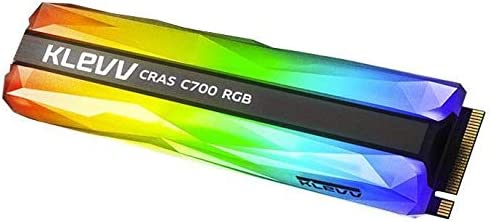 Klevv Cras C700 RGB 960GB Internal SSD, NVMe PCIe Gen3x4 Host Interface, M.2 2280 Form Factor : K960GM2SP0-C7R