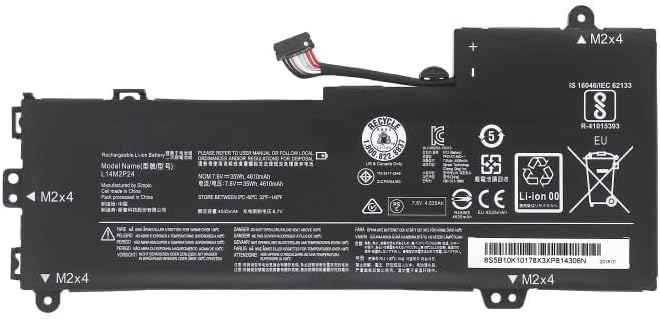 L14M2P23 L14M2P24 L14L2P23 Laptop Battery 7.4V 30Wh 4050mAh Compatible with Lenovo U30 E31-70 U31-70 Series Notebook Laptop Batteries JS Bazar