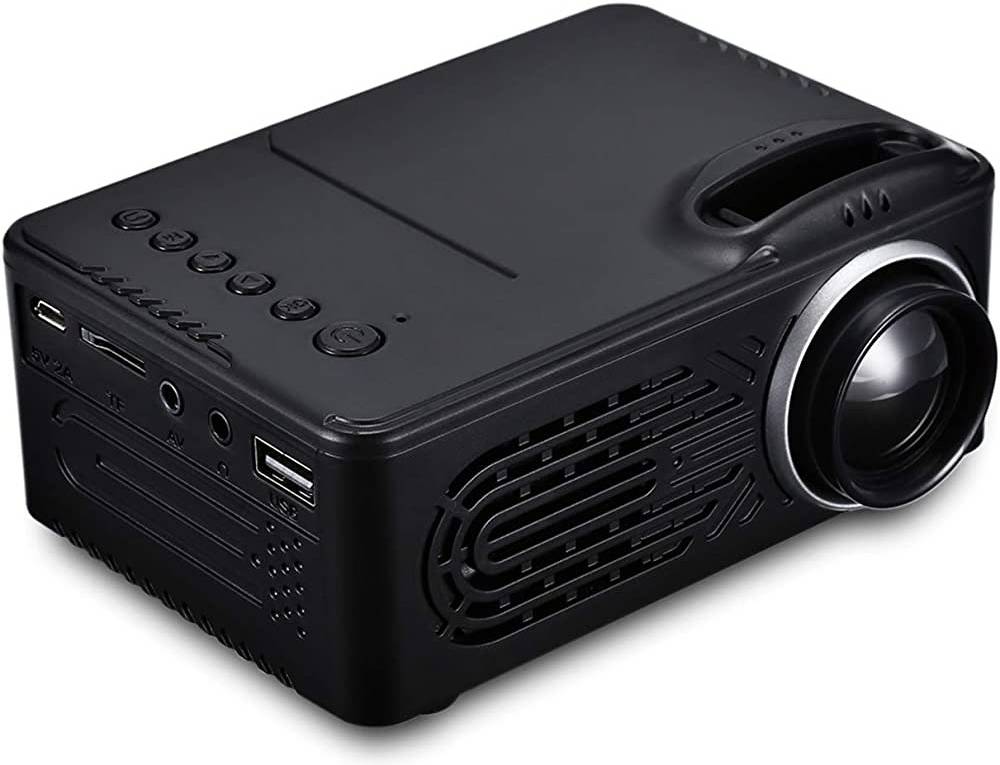 Generic Mini Battery LED Portable Projector, 30 Ansi Lumens, 4:3/16:9 ...