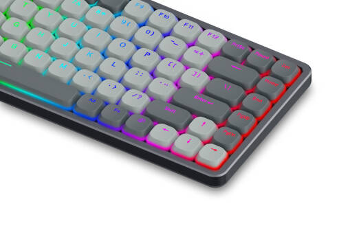 Redragon Azure K652 Mechanical Keyboard, Red Switches, Tri-Mode Connectivity, Bluetooth/2.4GHz Dongle/ Wired, Aluminum Top Plate | K652GG-RGB-Pro - JS Bazar