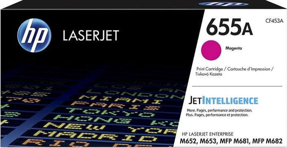 HP 655A Magenta Original LaserJet Toner Cartridge | CF453A Toners JS Bazar
