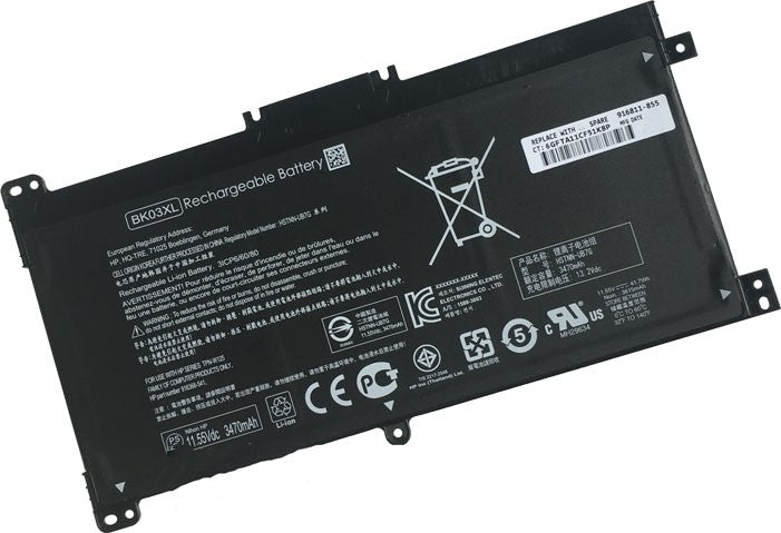 HP BK03XL HSTNN-UB7G  916366-541 Pavilion x360 Replacement Battery - JS Bazar