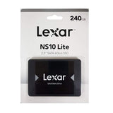 Lexar NS10 LITE 240GB 2.5" SATA Internal SSD, Up to 480 MB/s Sequential Read and 400 MB/s Write Speeds : LNS10LT-240BCN Hard Drives JS Bazar