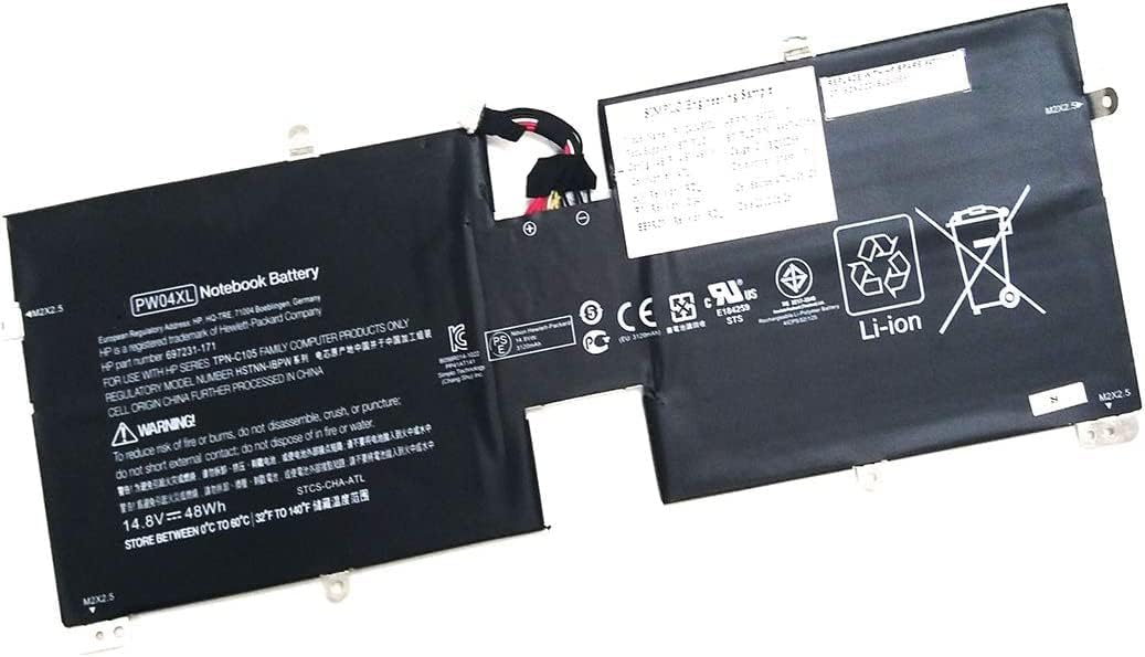 14.8V PW04XL Laptop Battery for HP Spectre XT TouchSmart 15-4000eg Ultrabook Laptop Batteries JS Bazar