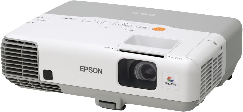 Epson EB-95 LCD Projector (XGA, 1024 x 768 Pixels, Contrast 2000:1, 2600 ANSI Lumens) White - JS Bazar